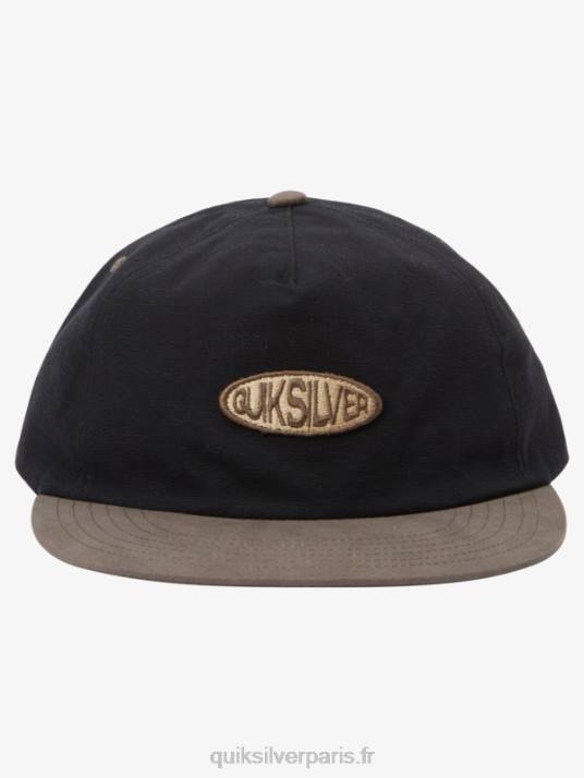 Hommes Quiksilver casquette de baseball Zinger D6PT604 noir/noir de jais