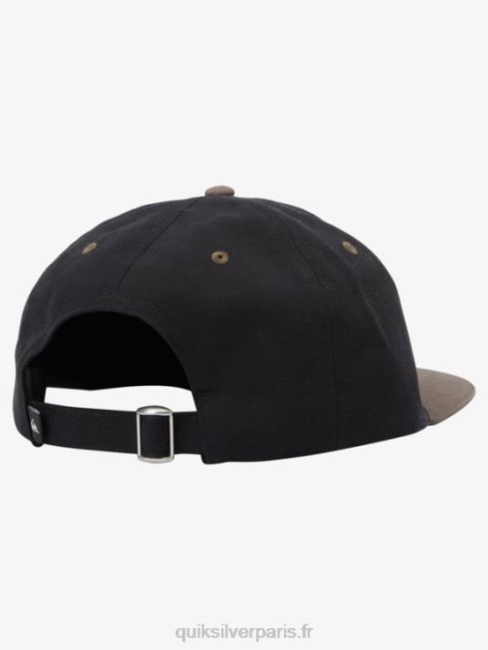 Hommes Quiksilver casquette de baseball Zinger D6PT604 noir/noir de jais