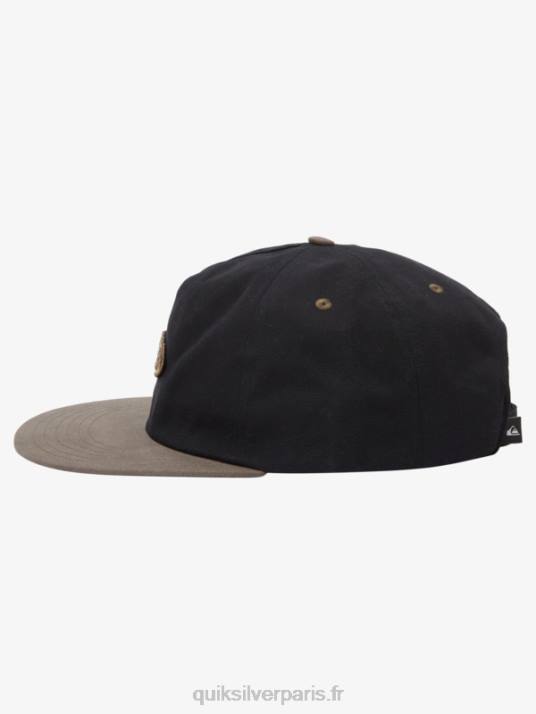 Hommes Quiksilver casquette de baseball Zinger D6PT604 noir/noir de jais