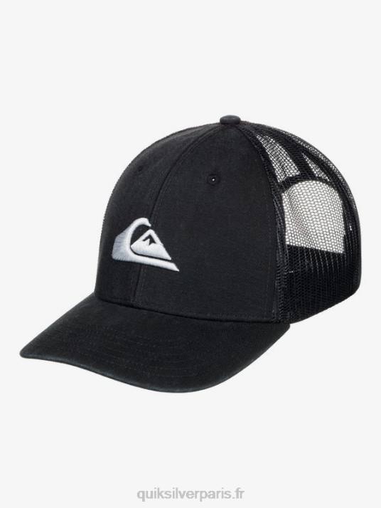 Hommes Quiksilver casquette de camionneur D6PT599 noir