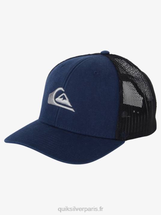 Hommes Quiksilver casquette de camionneur D6PT601 La marine de minuit