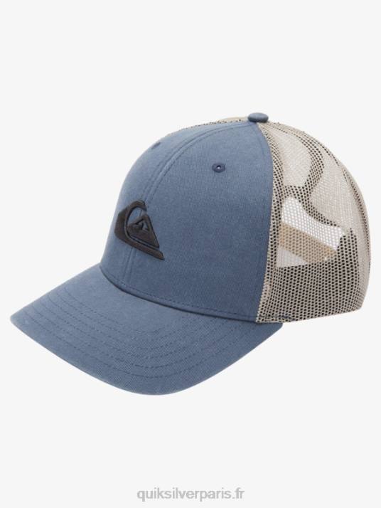 Hommes Quiksilver casquette de camionneur D6PT602 ardoise foncée