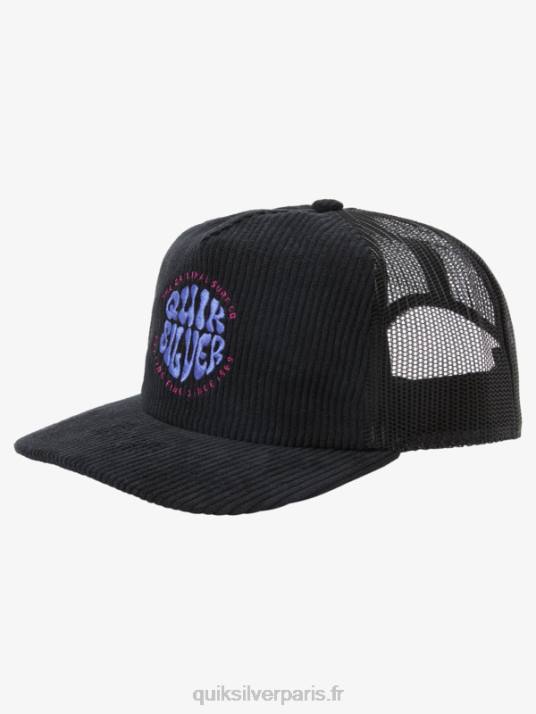 Hommes Quiksilver casquette de camionneur coasteeze D6PT443 noir