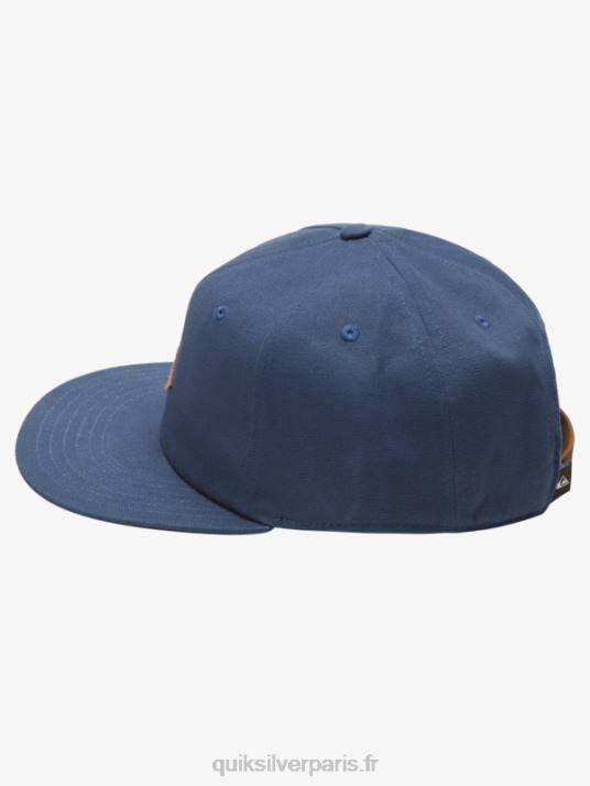 Hommes Quiksilver casquette gazée snapback D6PT1643 ardoise foncée