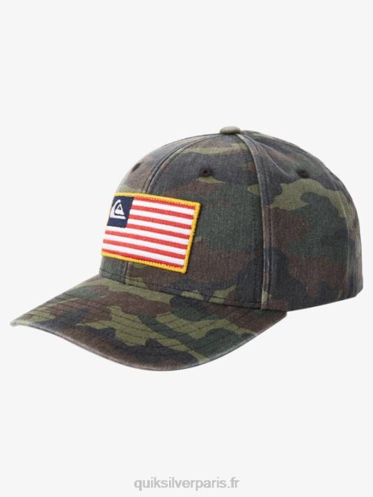 Hommes Quiksilver casquette snapback america D6PT796 camouflage