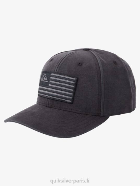 Hommes Quiksilver casquette snapback america D6PT797 noir