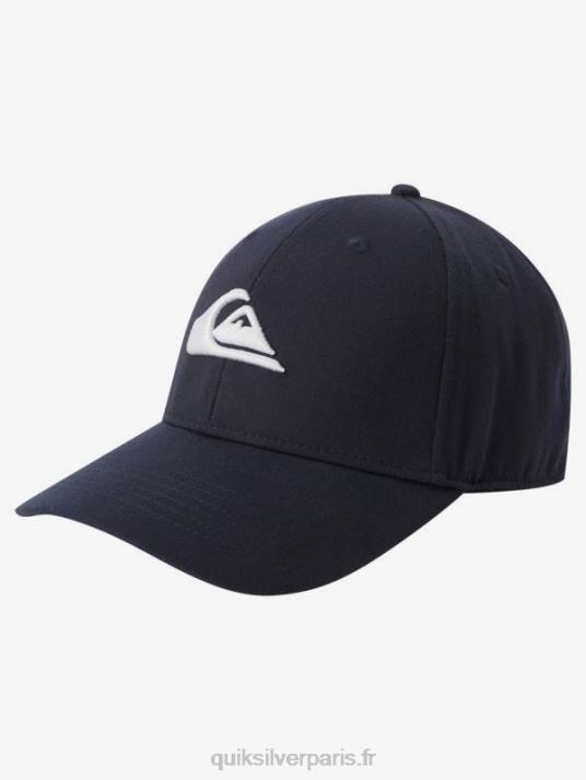Hommes Quiksilver casquette snapback décennies D6PT1081 véritable bleu marine chiné