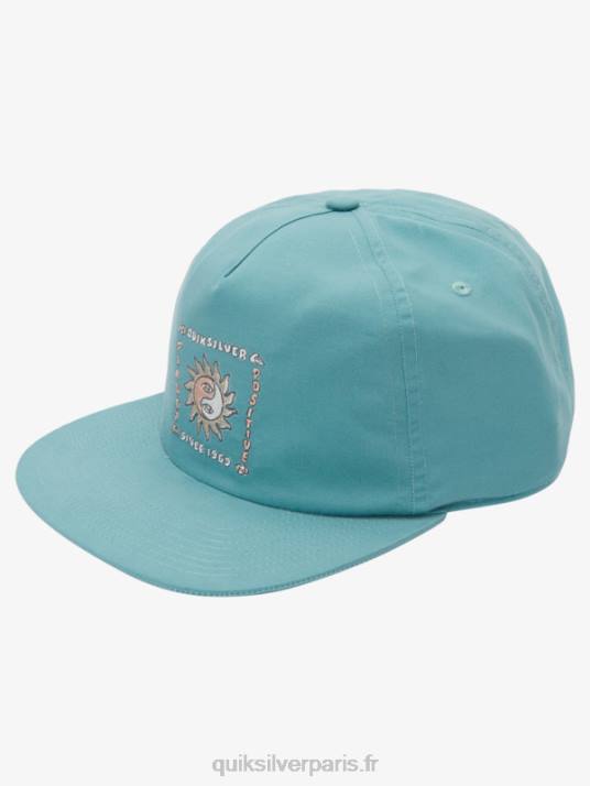 Hommes Quiksilver casquette snapback surfwash D6PT987 bleu de bretagne
