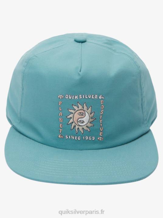 Hommes Quiksilver casquette snapback surfwash D6PT987 bleu de bretagne