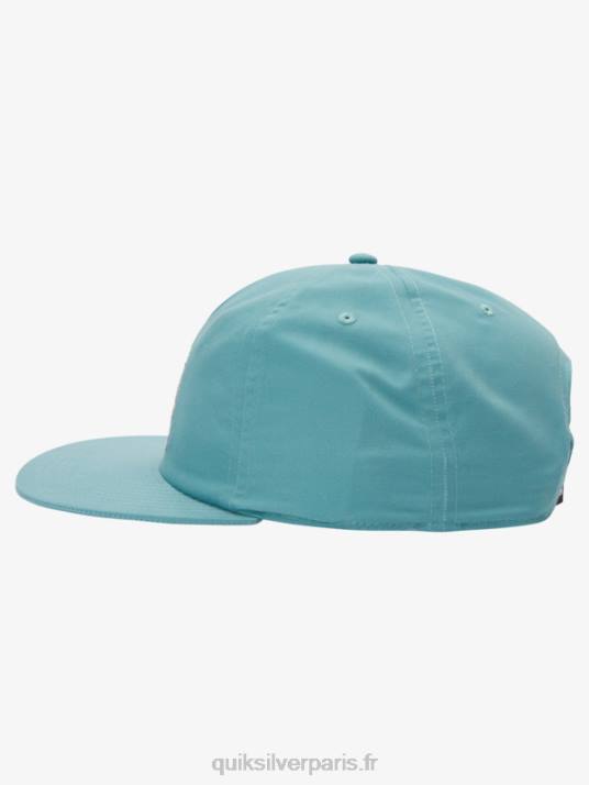 Hommes Quiksilver casquette snapback surfwash D6PT987 bleu de bretagne
