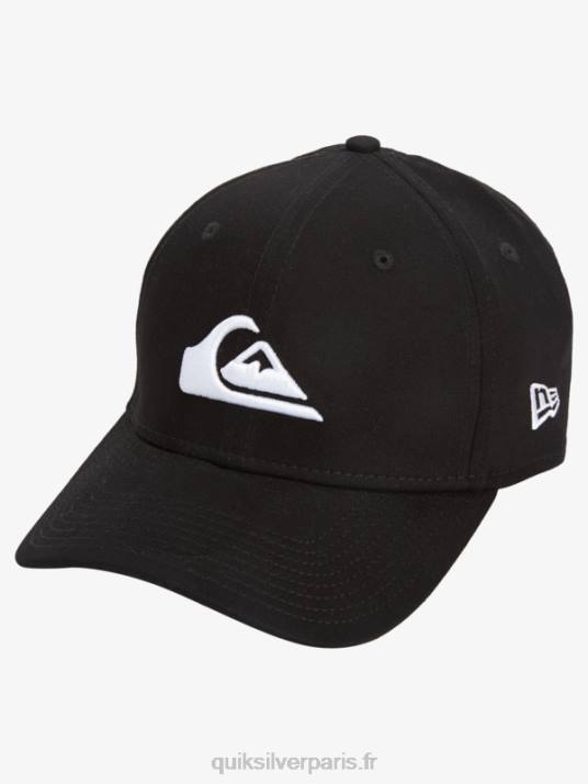 Hommes Quiksilver casquette stretch fit montagne & vague D6PT1679 noir blanc