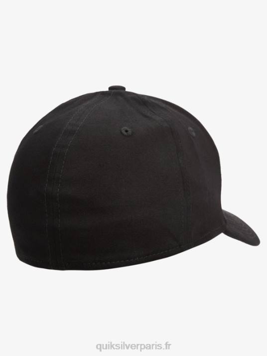 Hommes Quiksilver casquette stretch fit montagne & vague D6PT1679 noir blanc