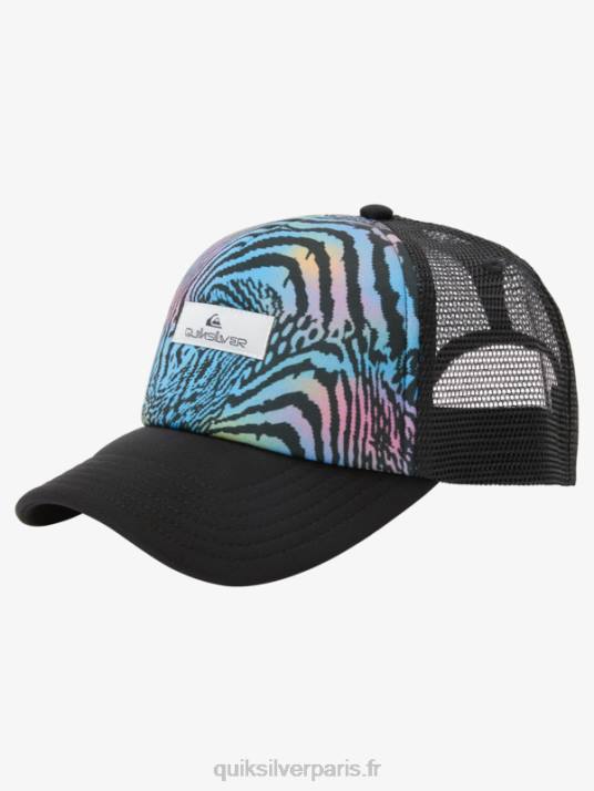 Hommes Quiksilver casquette trucker pie coop D6PT565 macadam