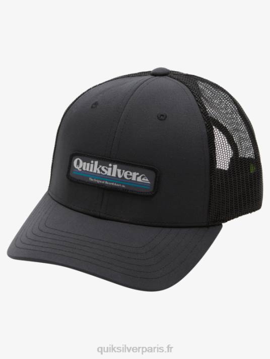 Hommes Quiksilver casquette trucker stern catch D6PT965 noir