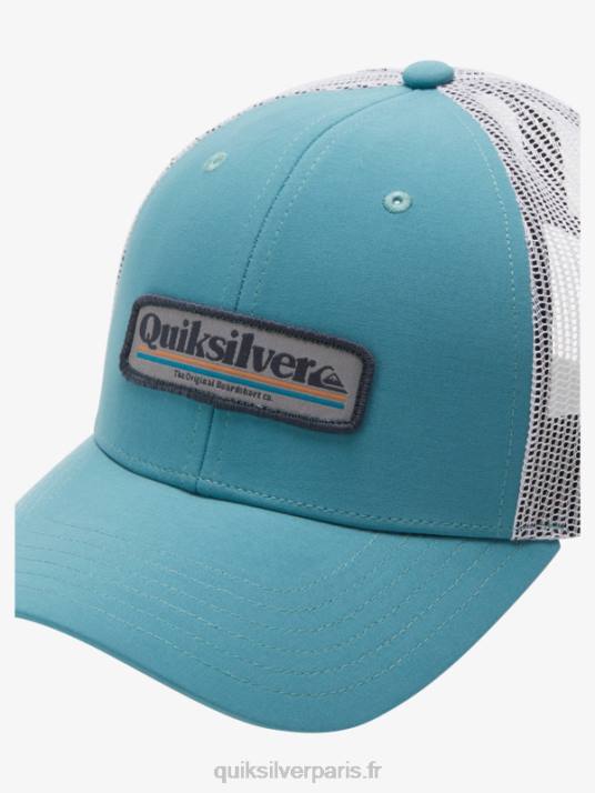 Hommes Quiksilver casquette trucker stern catch D6PT966 bleu de bretagne
