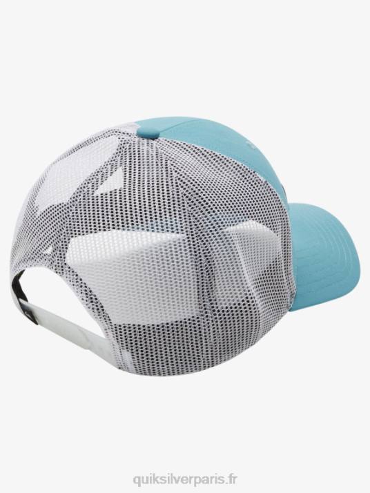 Hommes Quiksilver casquette trucker stern catch D6PT966 bleu de bretagne
