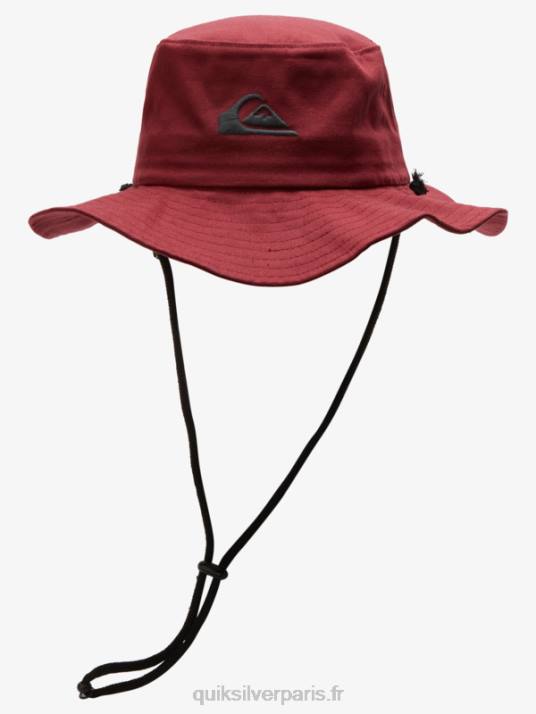 Hommes Quiksilver chapeau boonie safari bushmaster D6PT125 Marsala