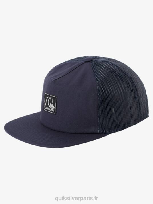 Hommes Quiksilver chapeau de camionneur à aileron unique D6PT1716 blazer bleu marine