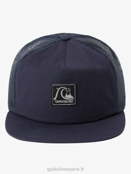 Hommes Quiksilver chapeau de camionneur à aileron unique D6PT1716 blazer bleu marine