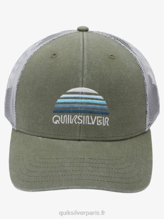 Hommes Quiksilver chapeau de camionneur à limons D6PT1195 trèfle à quatre feuilles
