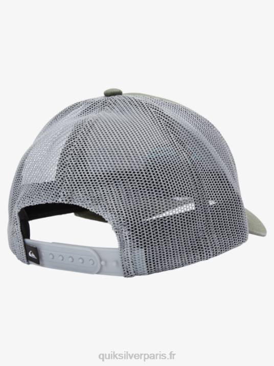 Hommes Quiksilver chapeau de camionneur à limons D6PT1195 trèfle à quatre feuilles