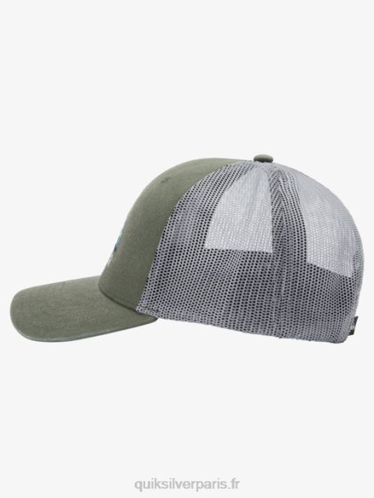 Hommes Quiksilver chapeau de camionneur à limons D6PT1195 trèfle à quatre feuilles