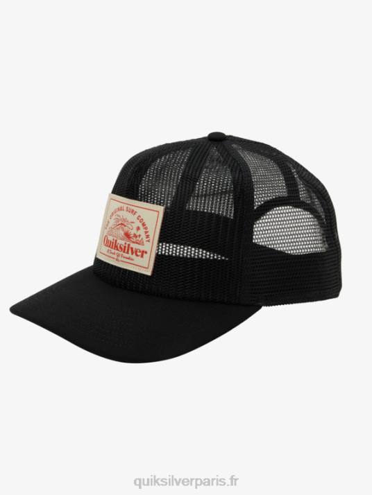 Hommes Quiksilver chapeau de camionneur à mailles D6PT1075 noir