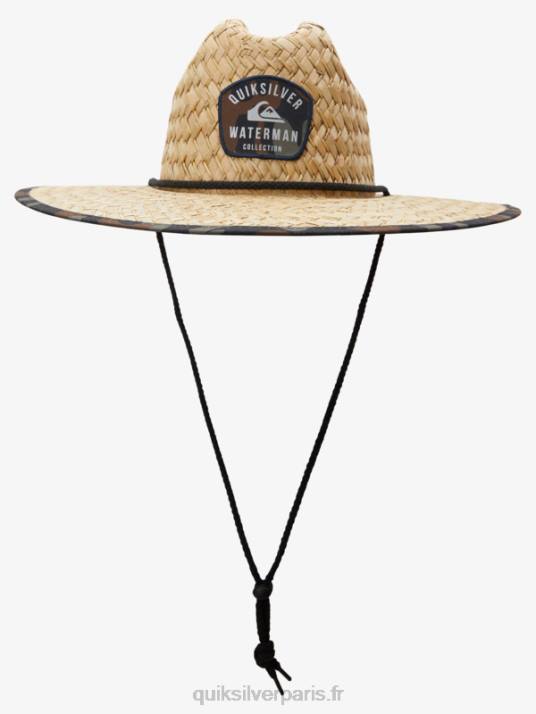 Hommes Quiksilver chapeau de maître nageur paille waterman outsider D6PT834 camouflage