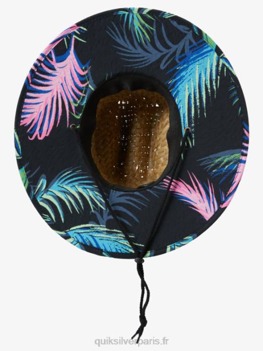 Hommes Quiksilver chapeau de sauveteur en paille outsider D6PT386 macadam