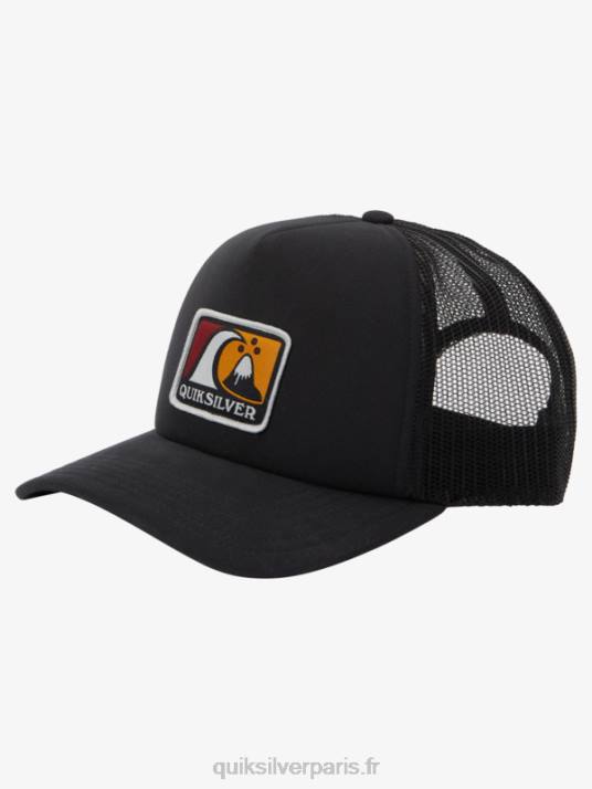 Hommes Quiksilver chapeau de snapback bloqué par la brise D6PT1724 noir