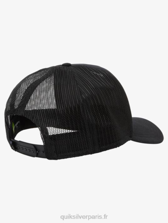 Hommes Quiksilver chapeau de snapback bloqué par la brise D6PT1724 noir