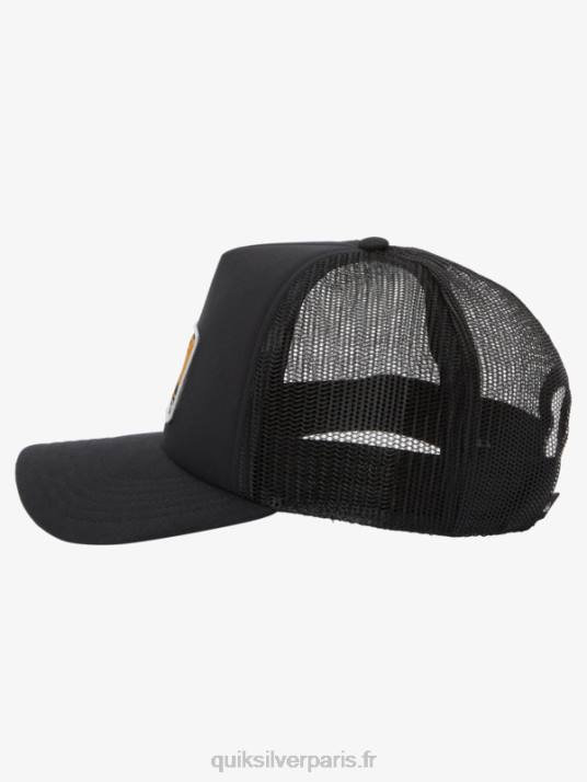 Hommes Quiksilver chapeau de snapback bloqué par la brise D6PT1724 noir