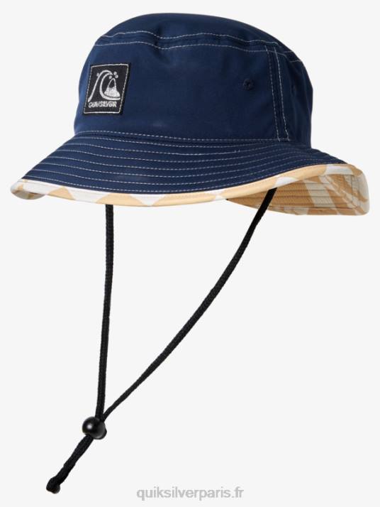 Hommes Quiksilver chapeau de soleil boonie original D6PT932 blazer bleu marine