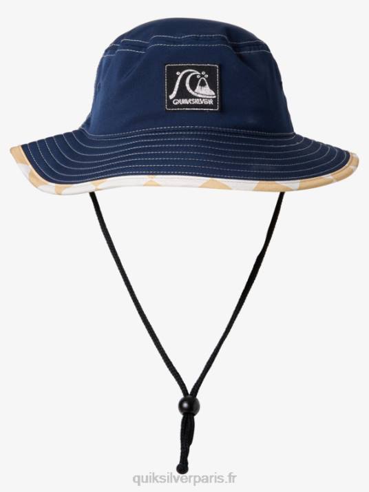 Hommes Quiksilver chapeau de soleil boonie original D6PT932 blazer bleu marine