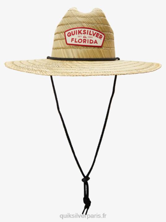 Hommes Quiksilver chapeau destinado pierside protection solaire D6PT1063 noir/floride