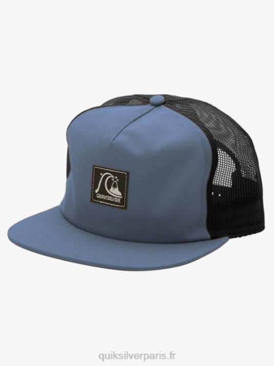 Hommes Quiksilver chapeau snapback à carreaux D6PT757 mer de Béring