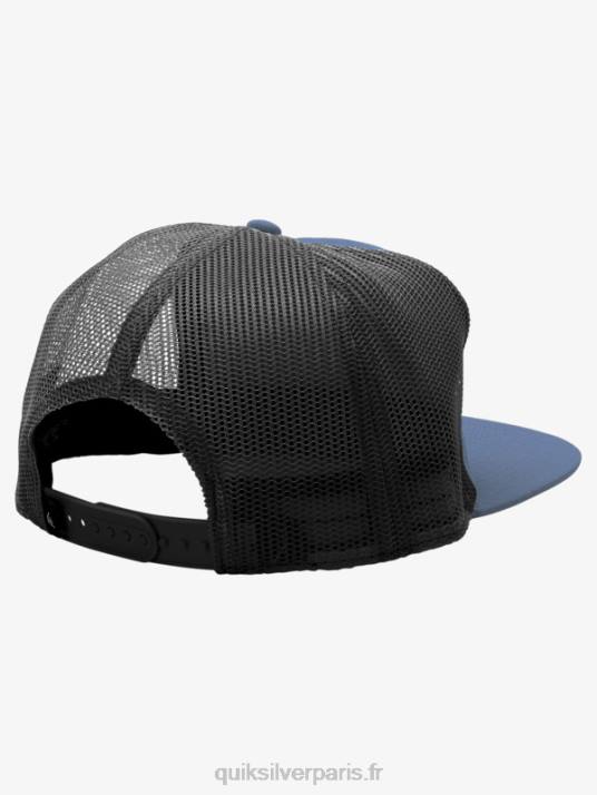 Hommes Quiksilver chapeau snapback à carreaux D6PT757 mer de Béring