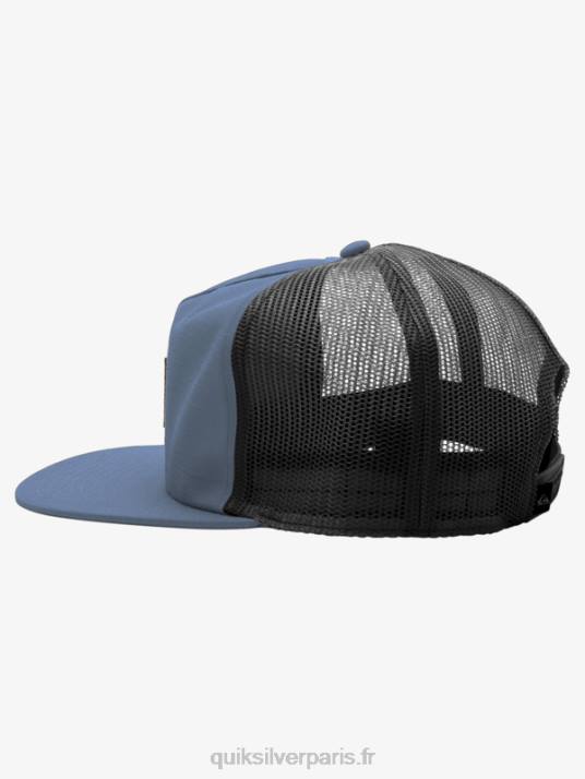 Hommes Quiksilver chapeau snapback à carreaux D6PT757 mer de Béring