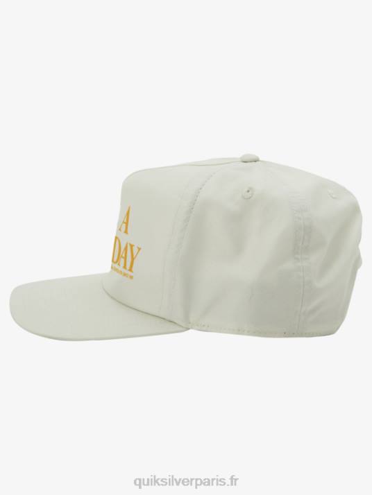Hommes Quiksilver chapeau snapback de marque D6PT1093 bouleau