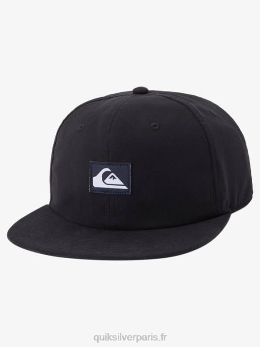 Hommes Quiksilver chapeau snapback dollar argenté D6PT1665 noir