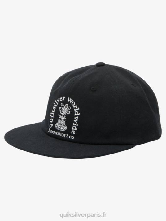 Hommes Quiksilver chapeau snapback fortune D6PT548 noir