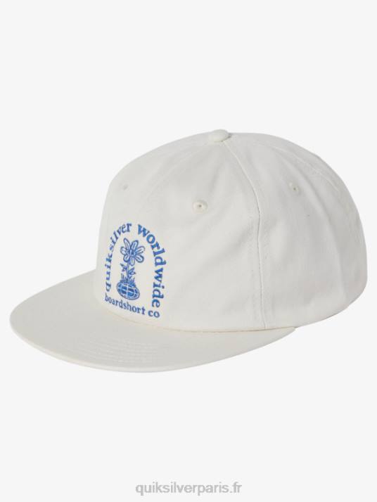 Hommes Quiksilver chapeau snapback fortune D6PT549 blanc