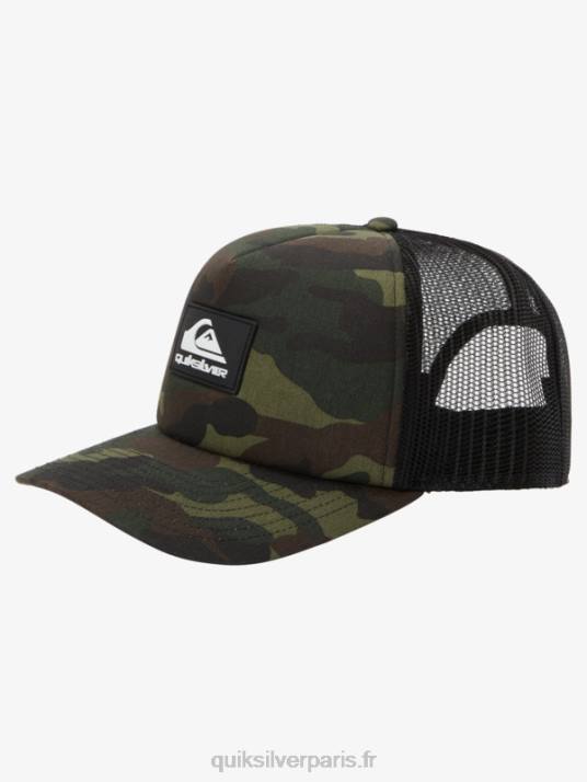 Hommes Quiksilver chapeau snapback omnipotent D6PT487 camouflage des bois