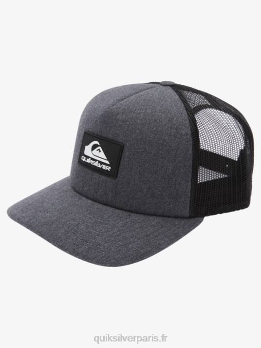 Hommes Quiksilver chapeau snapback omnipotent D6PT489 bruyère anthracite
