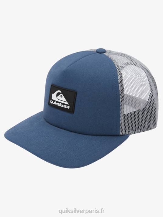 Hommes Quiksilver chapeau snapback omnipotent D6PT490 ardoise foncée