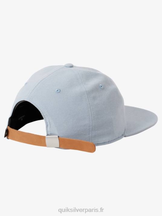 Hommes Quiksilver chapeau strapback en toile arvo kickback D6PT1687 bleu ashley