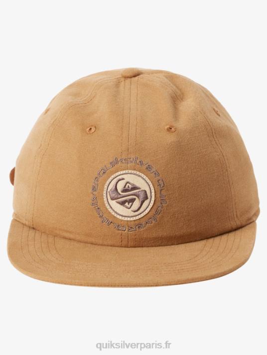 Hommes Quiksilver chapeau strapback en toile arvo kickback D6PT1688 nerprun brun