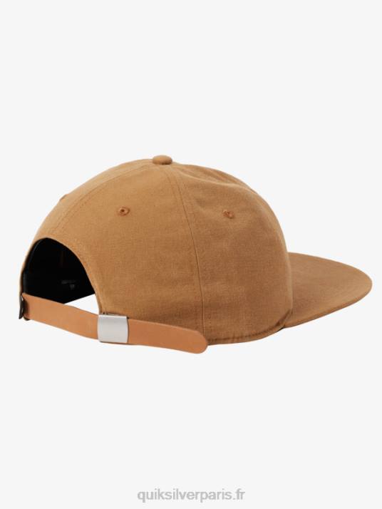 Hommes Quiksilver chapeau strapback en toile arvo kickback D6PT1688 nerprun brun