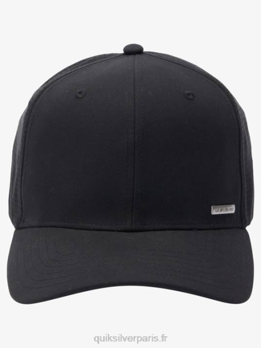 Hommes Quiksilver net tech plus casquette de baseball D6PT851 noir