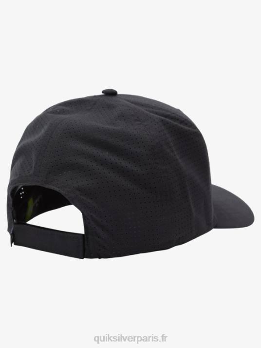 Hommes Quiksilver net tech plus casquette de baseball D6PT851 noir